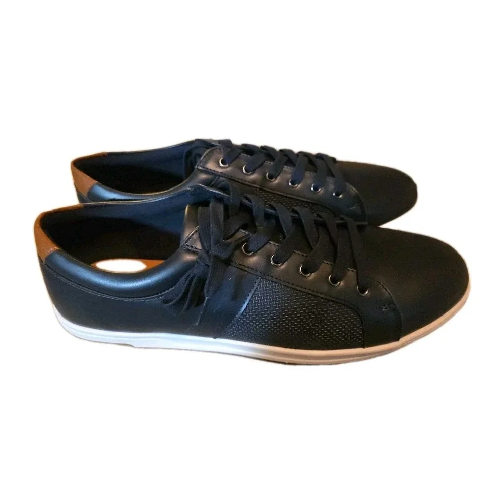 Dune London Shoes Navy Synthetic LaceUp 167TREZ‎ Sneakers Men's Size 13M